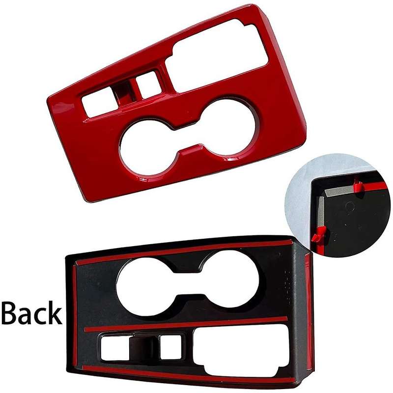 For Honda Civic 2022 Center Console Gear Shift Panel Cover Trim ,red