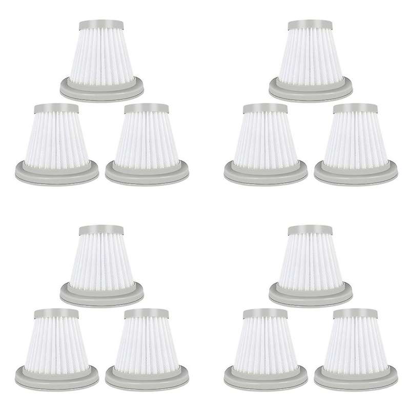 12pcs Hepa Filter Replacement Parts for Deerma Dx118c Dx128c Parts