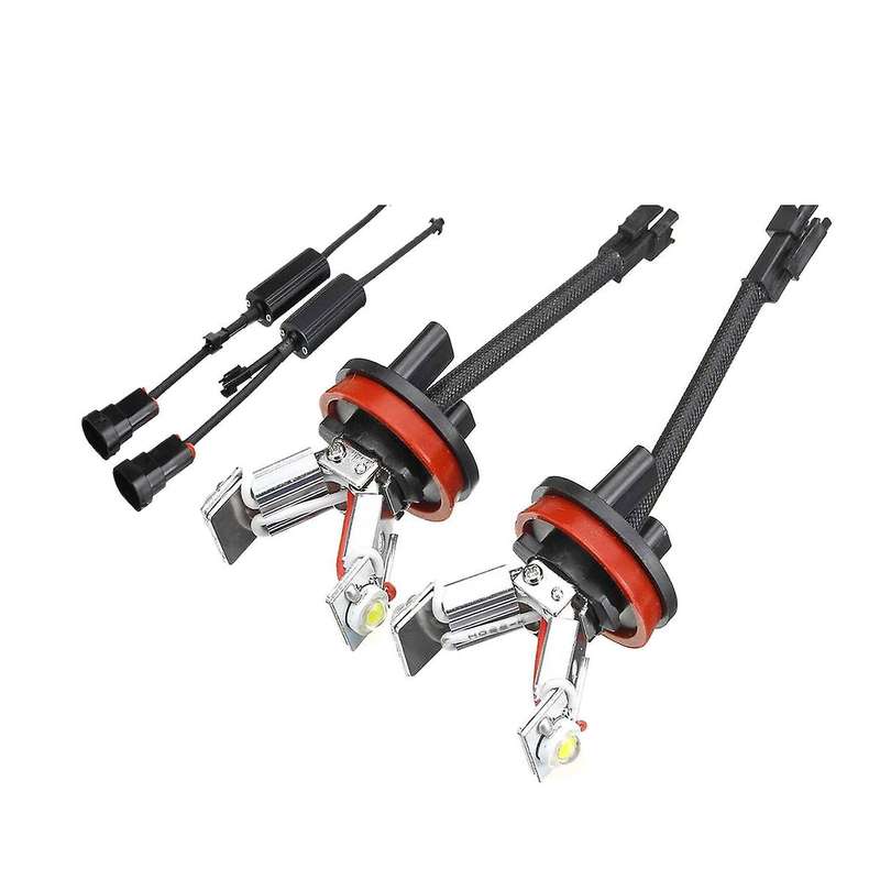 2pcs Car Led Angel Eye Light 6000k H8 Light Bulb for Bmw E82 E87 E90