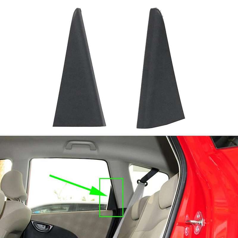 Left Right Rear Door Triangle Inner Garnish Trim Panel Cover