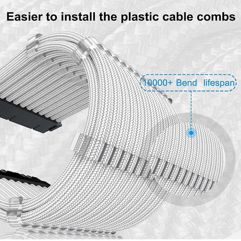 Female to Male 18awg Sleeved Psu Extension Power Cord/cable Kits