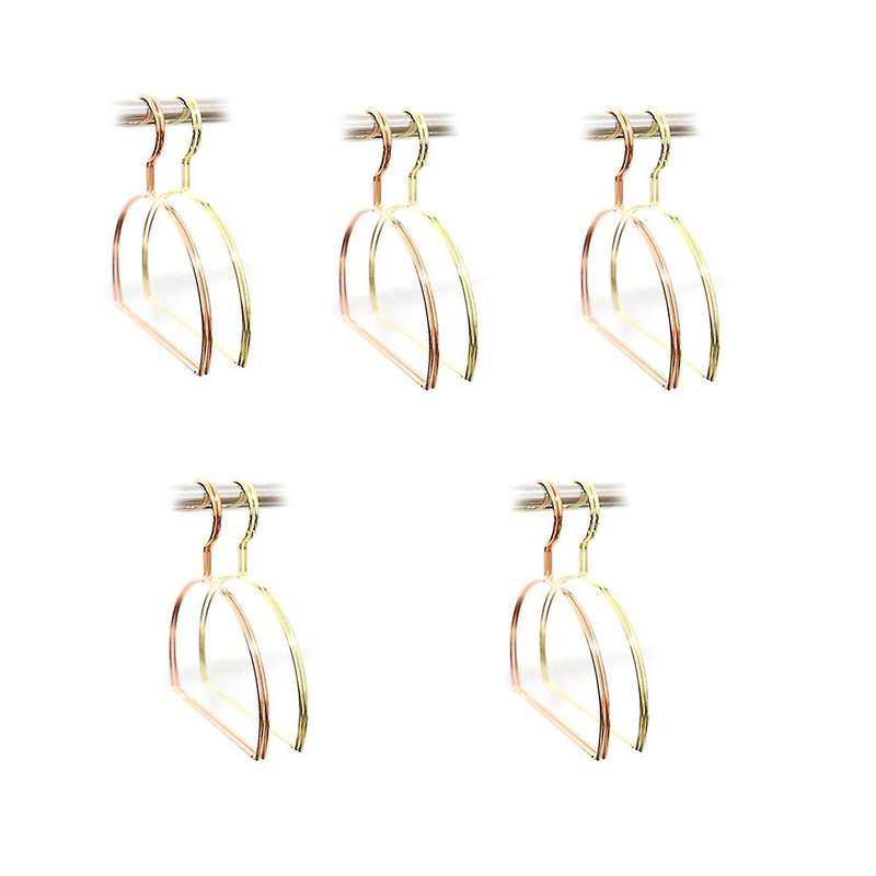 10pcs Scarf Belt Round Clothes Hangers Creative Metal Round Hanger