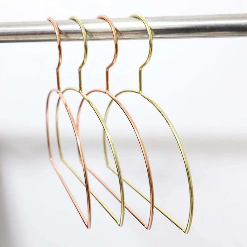 10pcs Scarf Belt Round Clothes Hangers Creative Metal Round Hanger