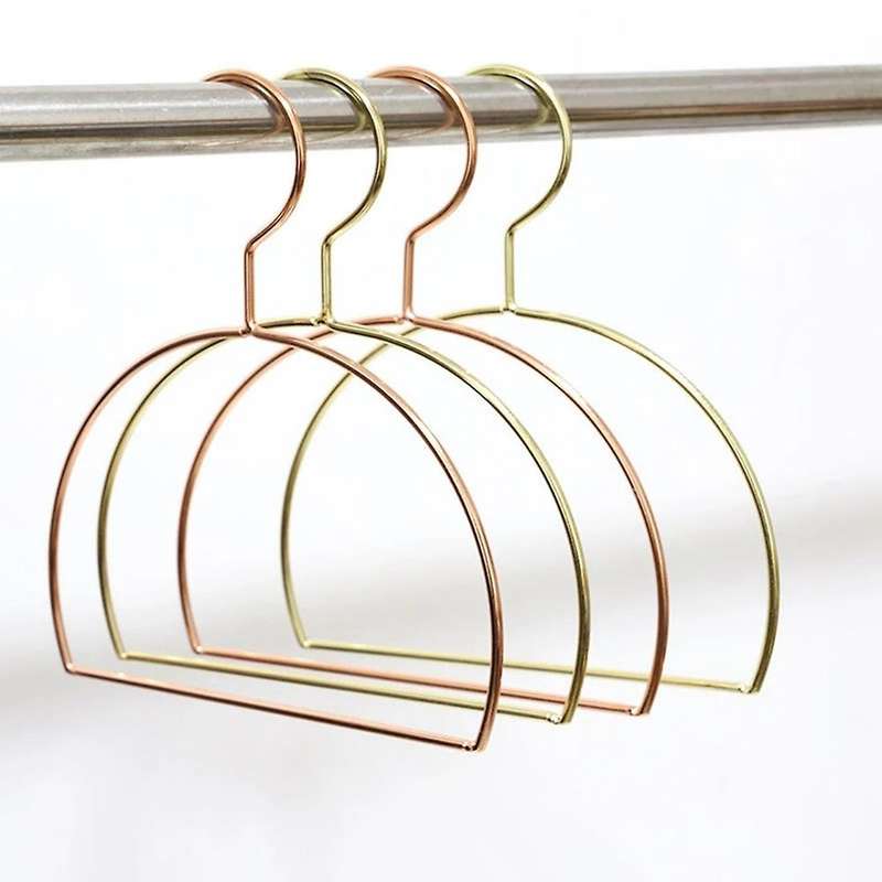 10pcs Scarf Belt Round Clothes Hangers Creative Metal Round Hanger