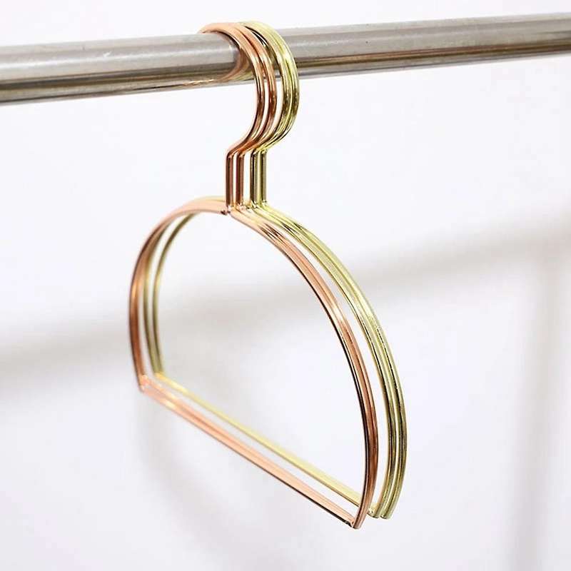 10pcs Scarf Belt Round Clothes Hangers Creative Metal Round Hanger