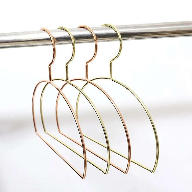 10pcs Scarf Belt Round Clothes Hangers Creative Metal Round Hanger