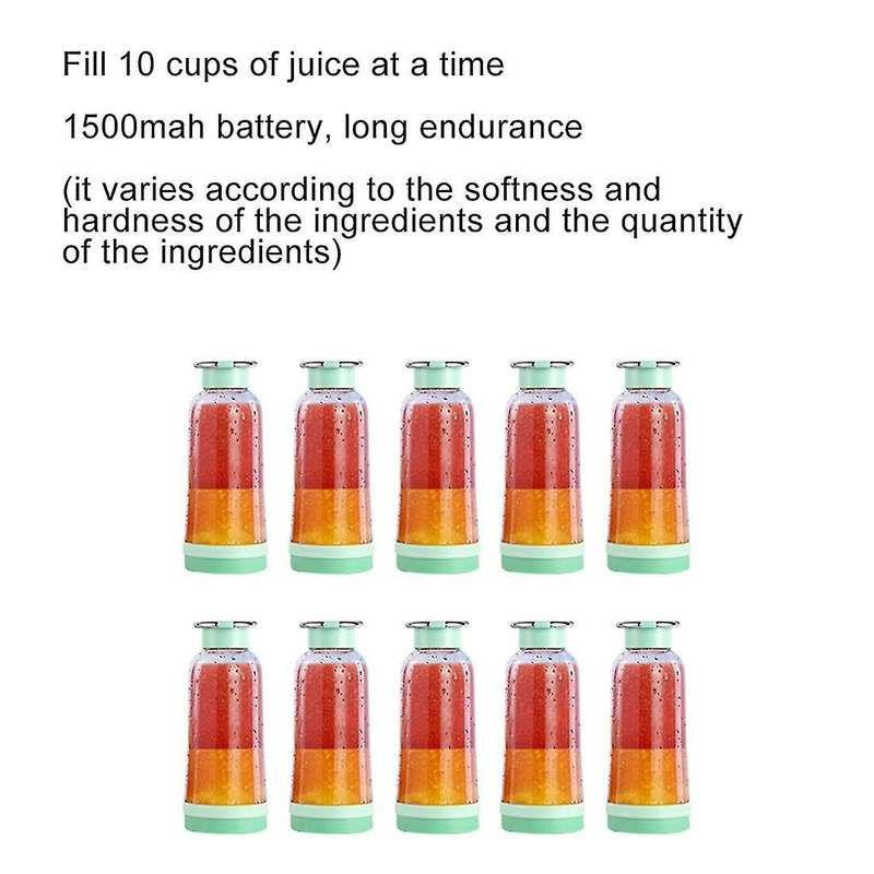Portable Electric Juicer Blender Usb Mini Fruit Mixers Juicers Yellow