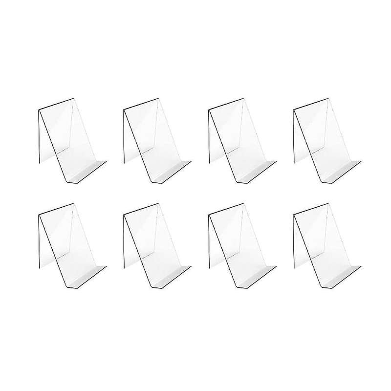8 Pcs Acrylic Book Stand Display Easel for Displaying Pictures