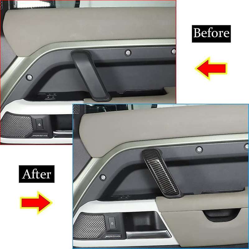 For Land Rover Defender 110 2020-2022 Car Inner Door Handle,carbon