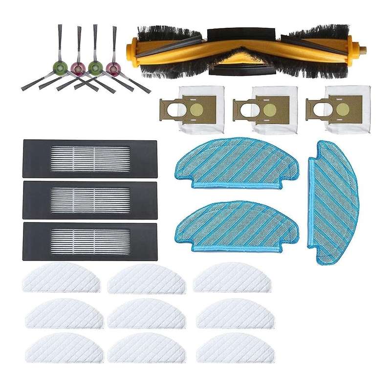 Brush Dust Bag Filters Kit for Ecovacs Deebot Ozmo T8 T8 Aivi Robot