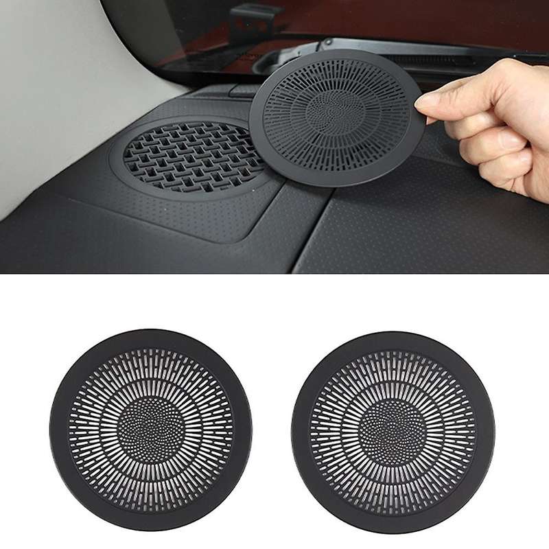 Car Dashboard Speaker Mesh Cover Sticker Interior Accessories