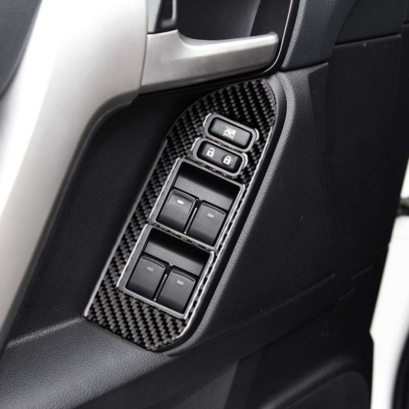 Car Window Lift Switch Trim for Toyota Land Cruiser Prado 2010-2018