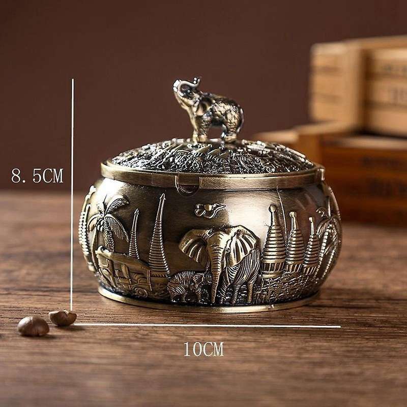 Windproof Ashtray with Lid for Cigarettes Unique Fancy Home Decor