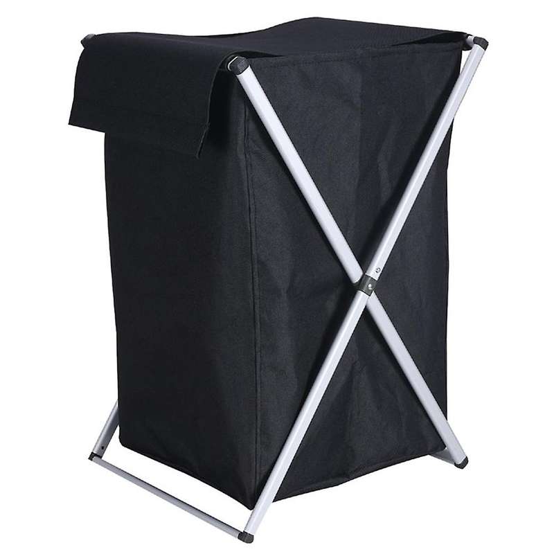 X-shape Collapsible Dirty Clothes Laundry Basket Oxford Cloth -b