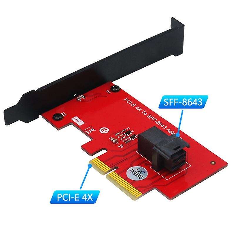 Pci-e 4x to Sff-8643 Adapter Card