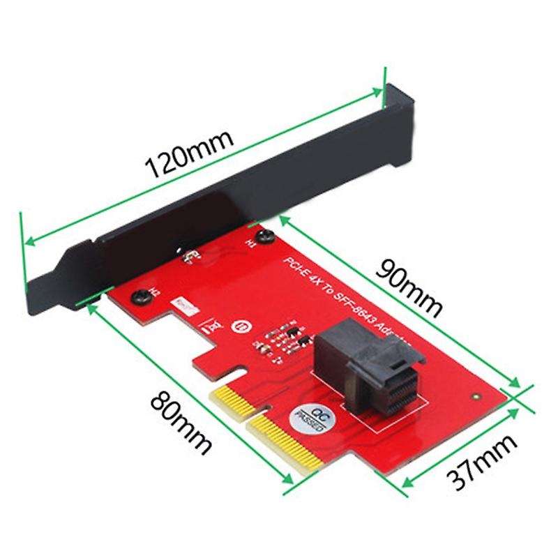 Pci-e 4x to Sff-8643 Adapter Card