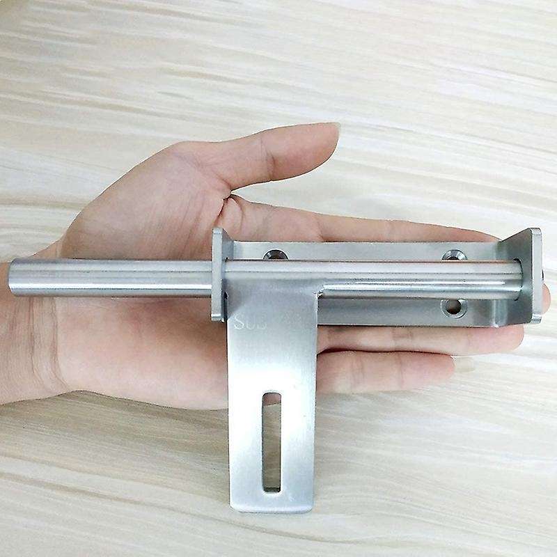 Stainless Steel Heavy-duty Left and Right Sliding Bolt Door Lock