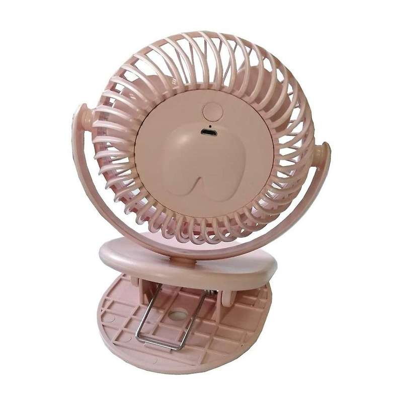 Rechargeable Battery Powered Fan for Home Office Bedroom Travel,pink