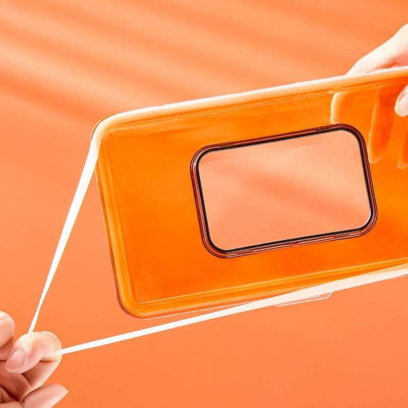 Mask Box, Transparent Paper Box, Desktop Tissue Box(transparent)