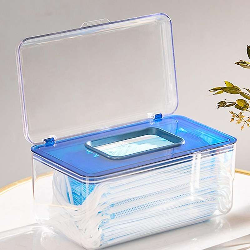 Mask Box, Transparent Paper Box, Desktop Tissue Box(transparent)