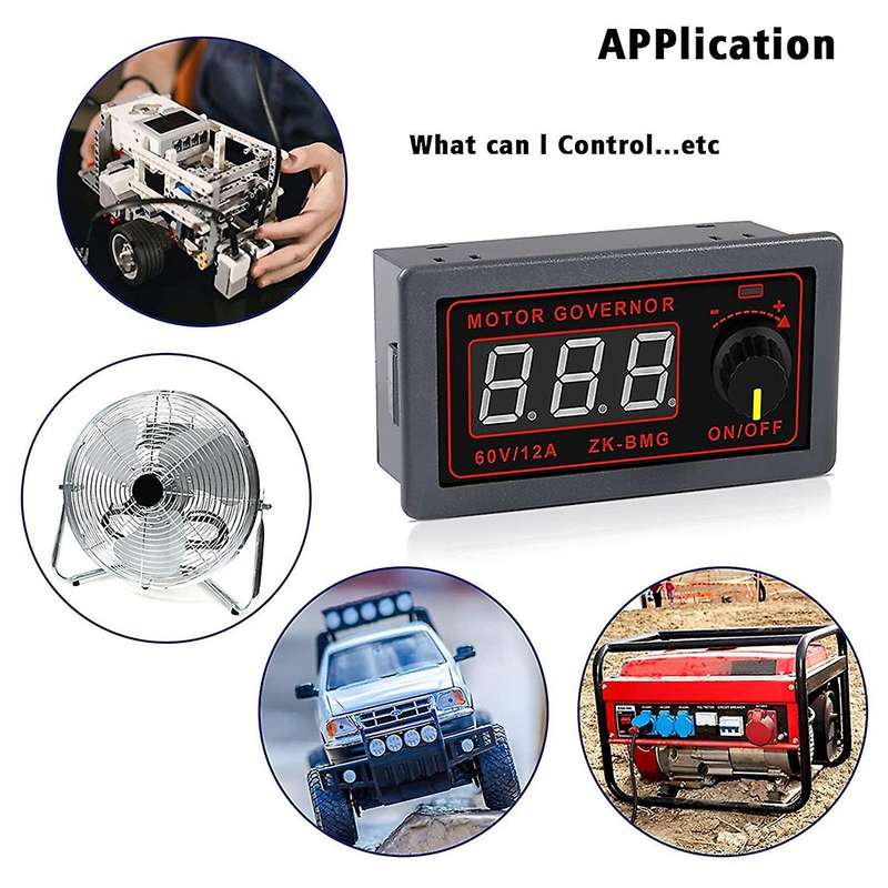 2pcs Pwm Motor Speed Controller Adjustable Regulator with Mos Driver