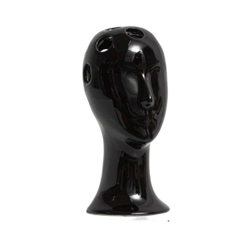 Ceramic Vase Brains Wide Open Plant Pot Art Home Desk Decoration A