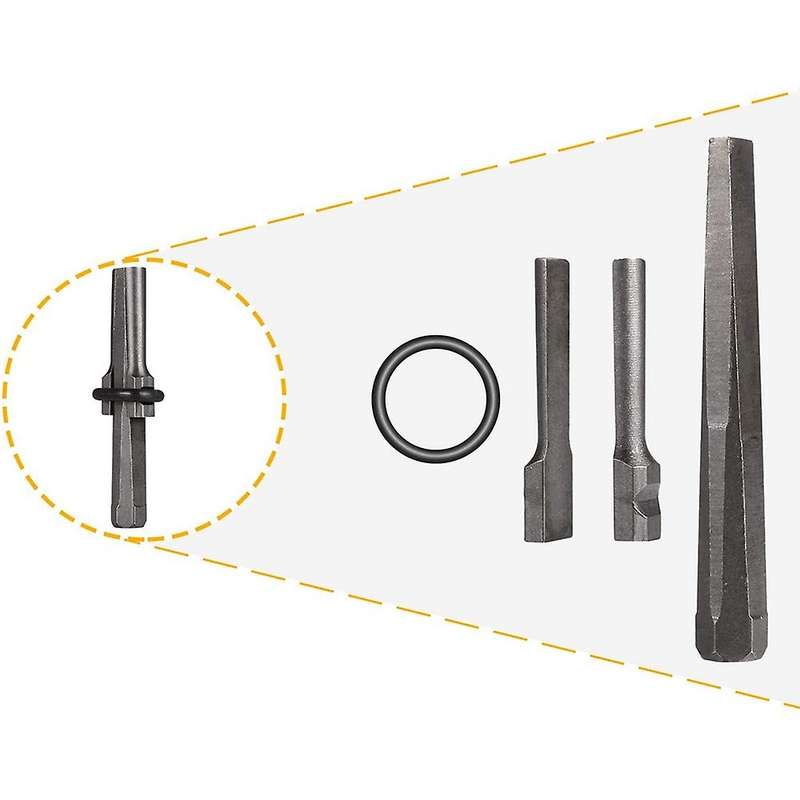 5pcs Stone Splitter Wedge, Quarrying Tool, Electric Hammer (16mm)