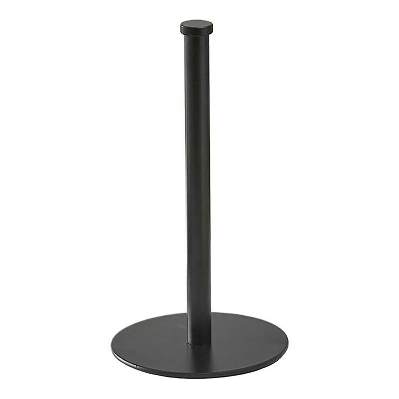 Desktop Roll Paper Holder Kitchen Stainless Steel for Kitchen Black