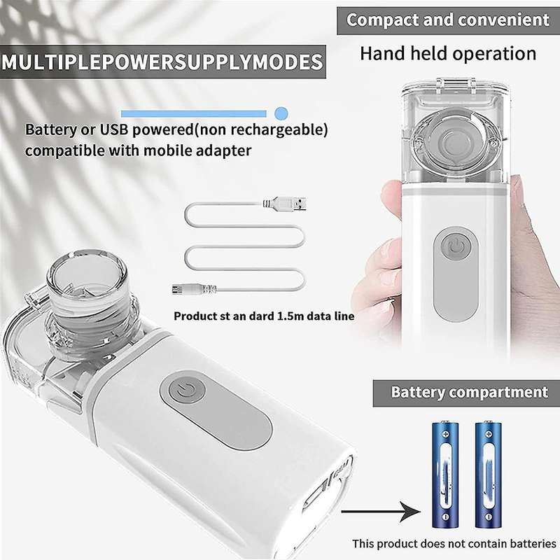 Portable Nebulizer,handheld Nebulizer Machine for Kids Adults