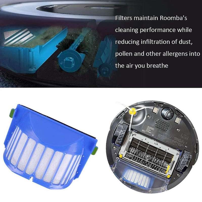 Filter Main Side Brush for Irobot Roomba 600 Series 605 615 616 620