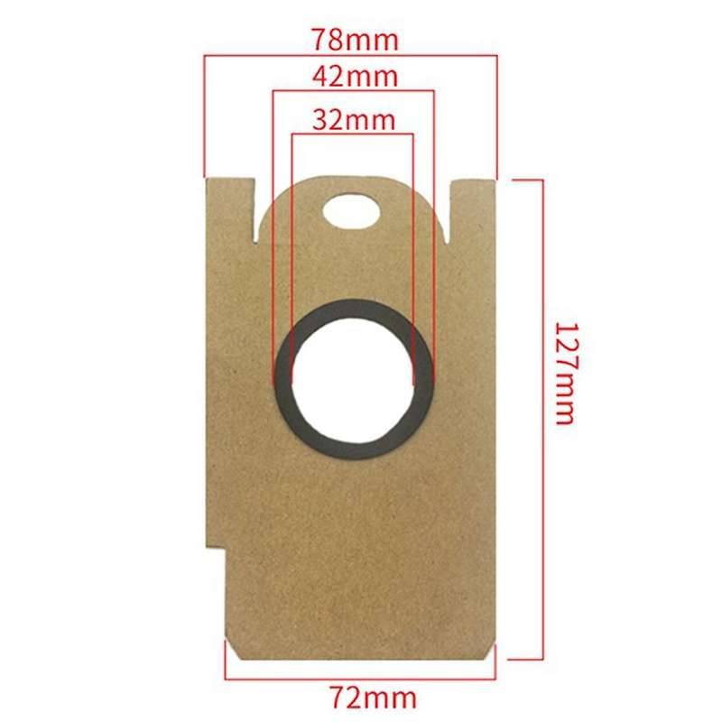 15 Pcs Vacuum Dust Bags Parts for Lydsto R1/r1a Vacuum Cleaner