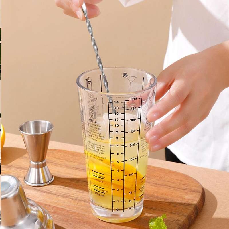 Glass Snow Gram Cup Shaker Glass Cocktail Glass Hand Shake