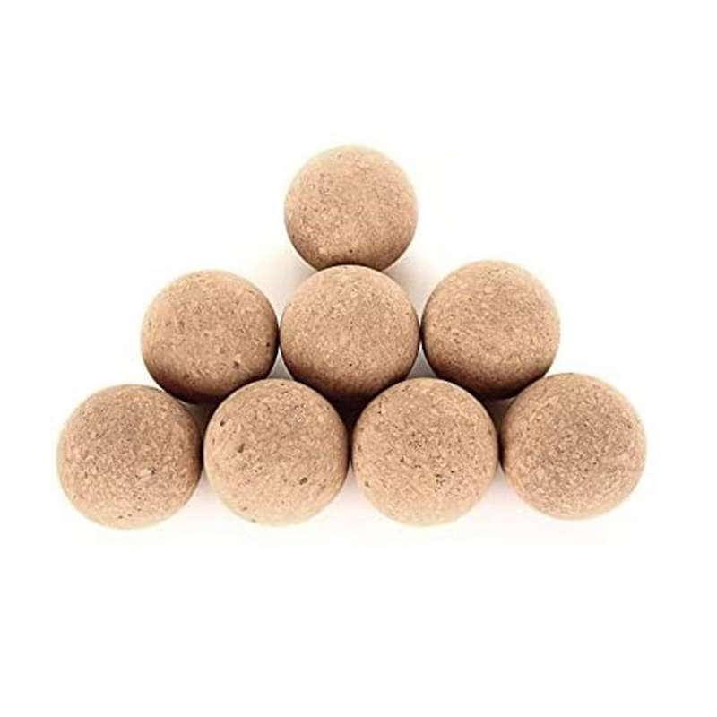 8 Pieces Wooden Cork Ball Wine Stopper, Cork Ball Stopper 2.4 Inch