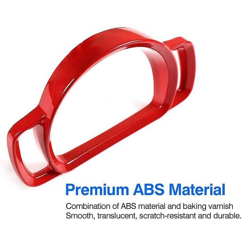 For Mercedes Benz Smart 2009-2015 Car Dashboard Frame,red