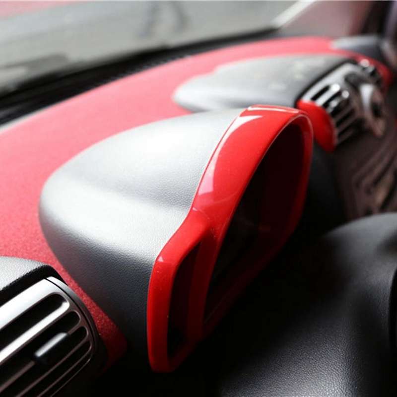 For Mercedes Benz Smart 2009-2015 Car Dashboard Frame,red