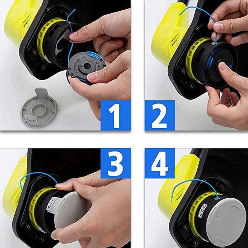 Autofeed String Trimmer Spool Line for Ryobi One+ (20 Spool +2 Cap)