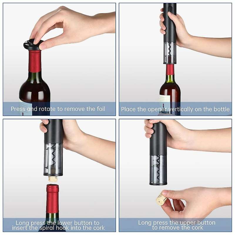 Electric Corkscrew Set, Electric Corkscrew for Home, Restaurant, Bar