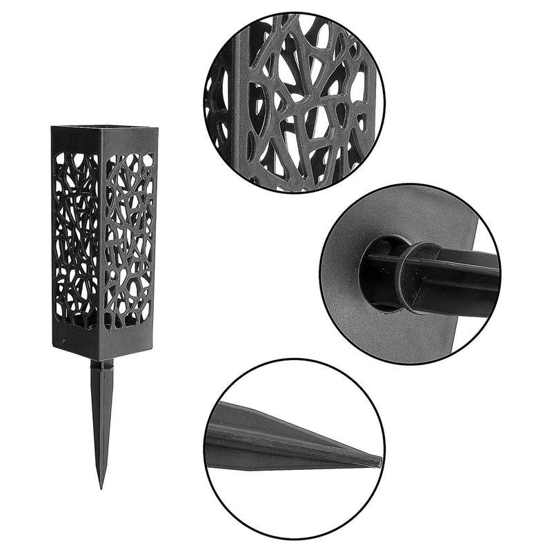 8 Pack Headstone Vase Memorial Tombstone with Stakes Drainage Hole