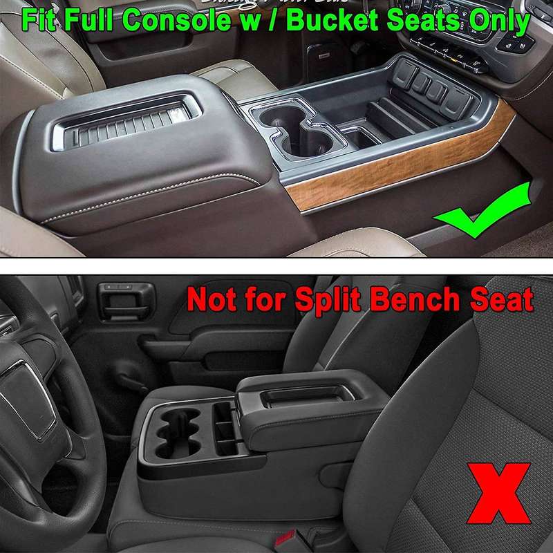 Fit for Chevy Silverado 2014-2018 Center Console Organizer Box