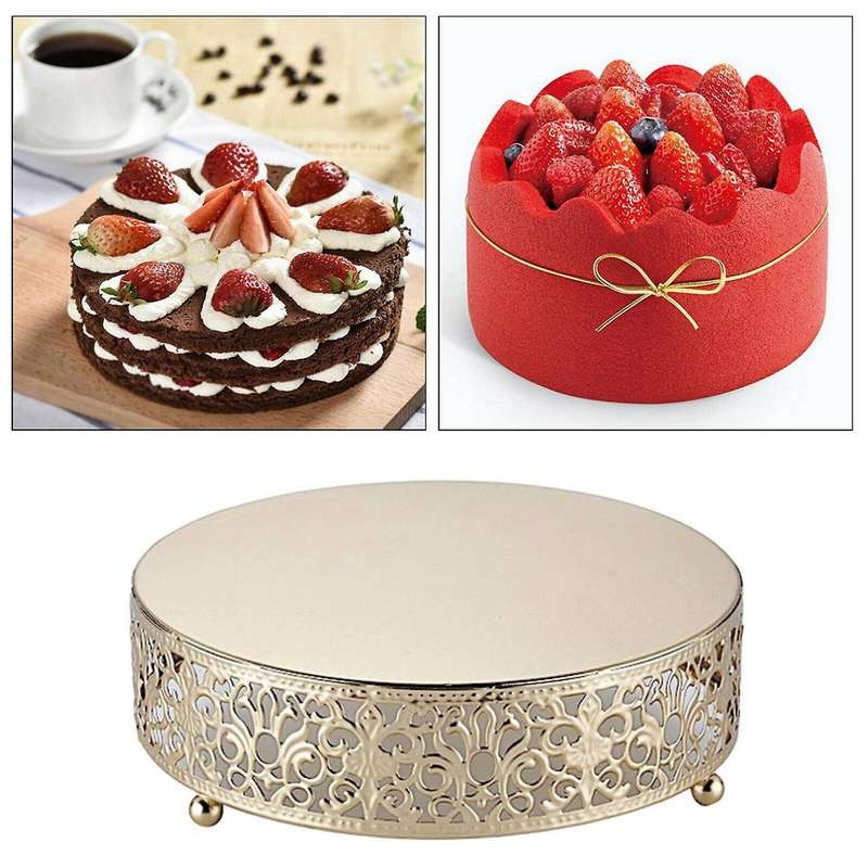 Wedding Dessert Cupcake Cake Stand for Party Wedding Birthday(silver)