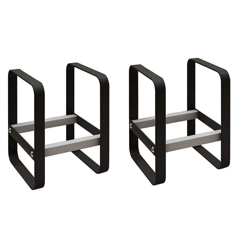 2pcs Metal Dish Rack Kitchen Board Holder Cabinet Storage Shelves S