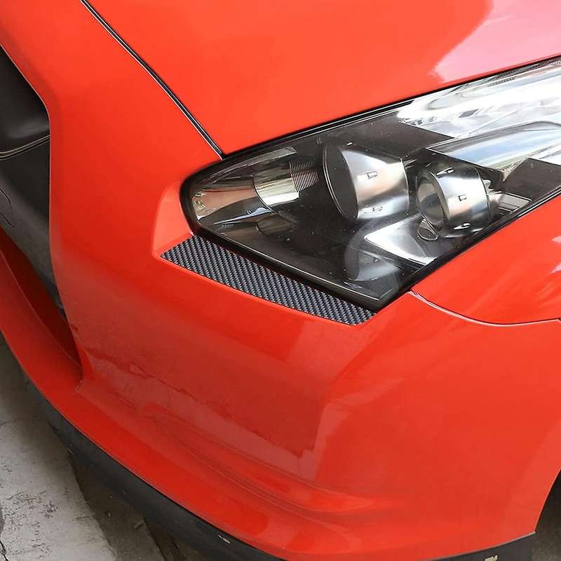 Carbon Fiber Headlight Eyebrow Cover for Nissan Gtr R35 2008-2016