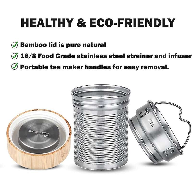 Tea Thermos with Infuser and Stainless Steel Tea Diffuser Tea Bottle