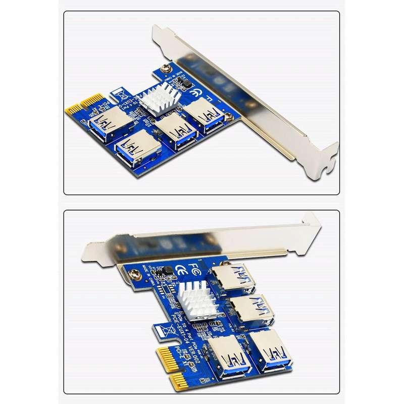 Pci-e to Pci-e Riser Card for Bitcoin Mining Miner Btc Devices