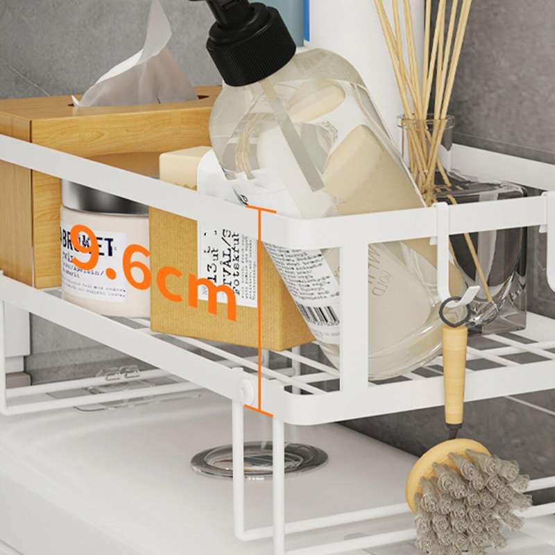 Bathroom Above The Toilet Rack Toilet Bathroom Wall Hanging, White