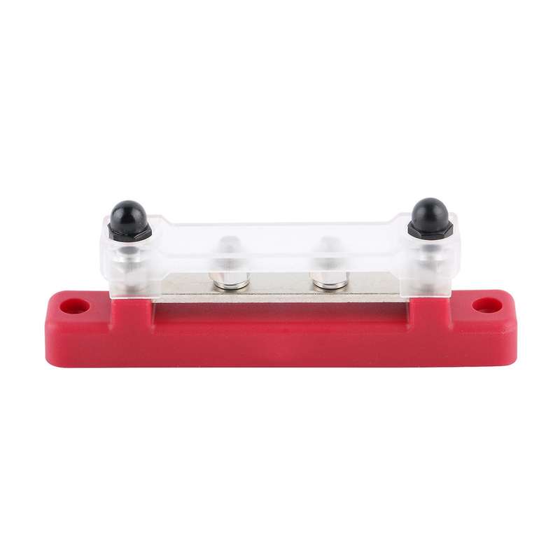 2-piece Set/4-way Straight Busbar Ac & Dc High Current with Top Cover