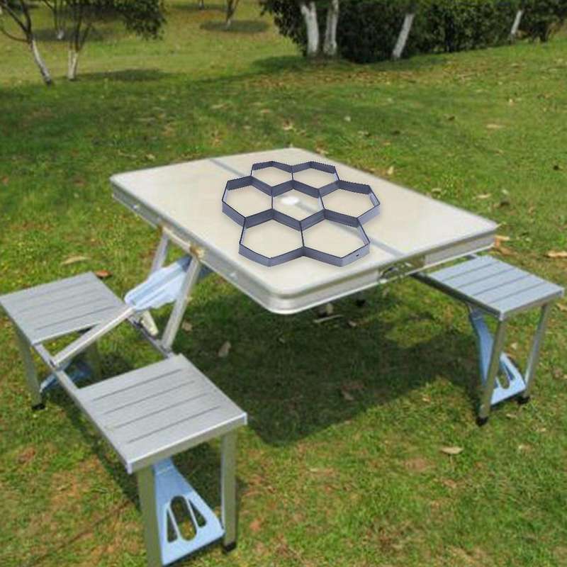 3x Diy Patio Walk Maker Stepping Stone Concrete Paver Mold 30 X 30cm