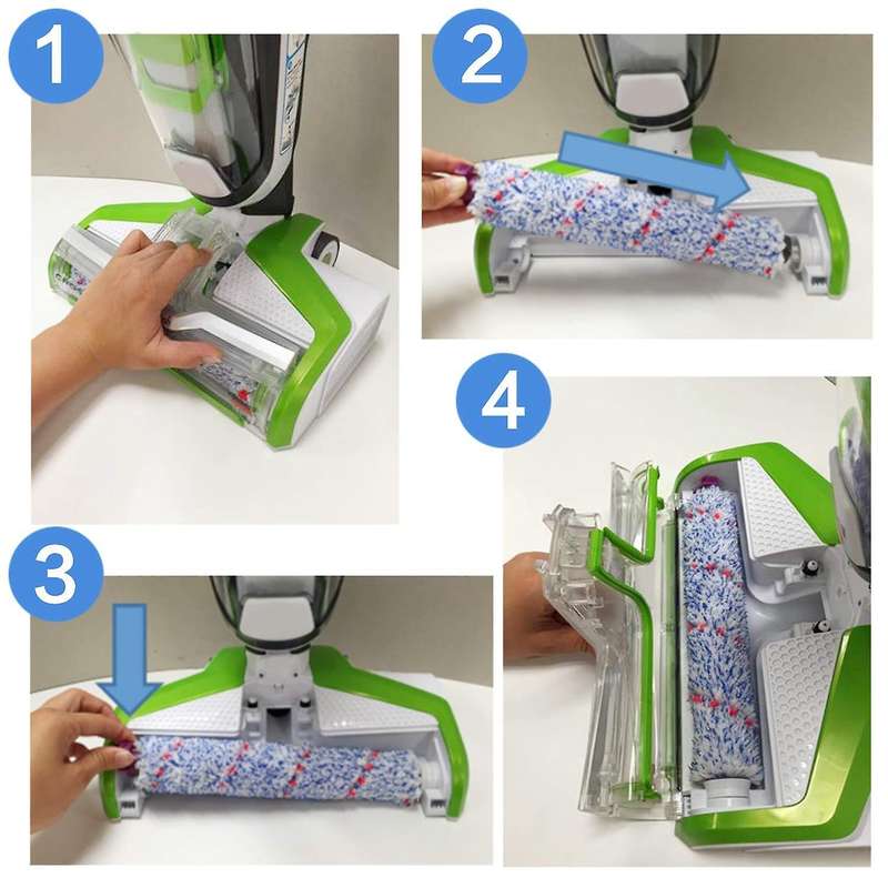 Suitable for Bissell Crosswave Series - 3xbrush Roll and 2xfilter