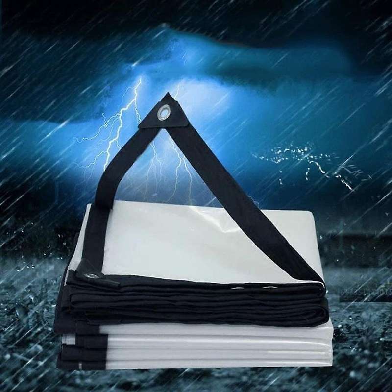 Shade Cloth Thick Tarp Cover,clear Canopy Fabric, with Grommets A