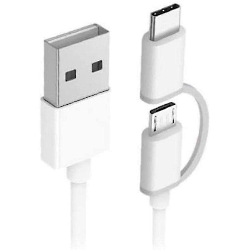 2-in-1 Usb Cable (mini Usb to Type C) 100cm Applicable to All Type
